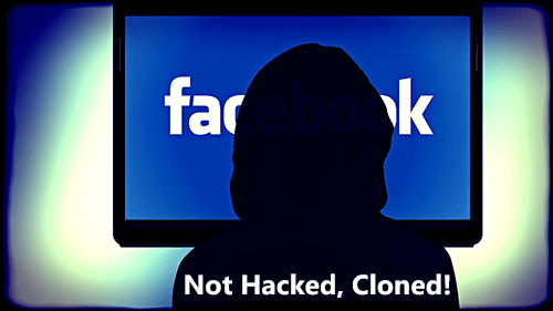 your facebook was no clone