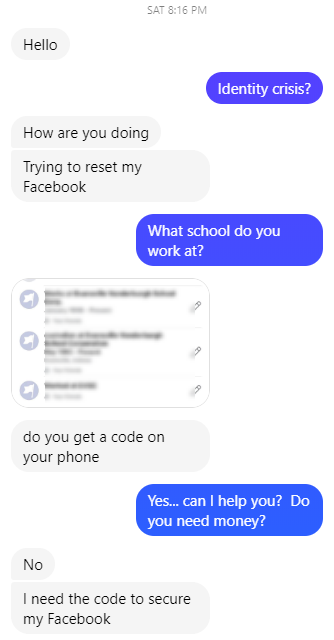 Facebook Chat With Friend