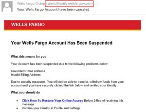 wells fargo phishing identity theft screen 1